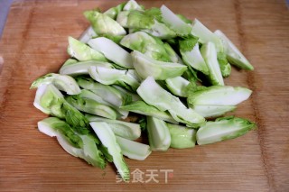清炒儿菜的做法步骤：2
