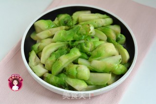 清炒儿菜的做法步骤：7