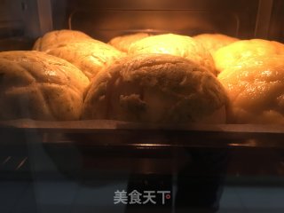 波兰种猕猴桃蔓越莓菠萝包的做法步骤：16