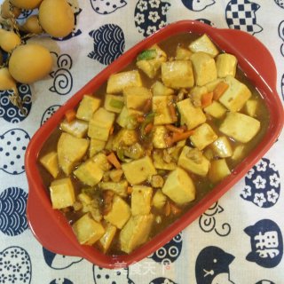 肉沫烧嫩豆腐的做法步骤：10