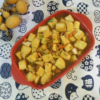 肉沫烧嫩豆腐的做法步骤：11