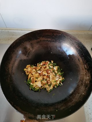 碎椒鸡蛋拌面的做法步骤：5