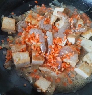 虾仁豆腐的做法步骤：7