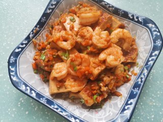 虾仁豆腐的做法步骤：9