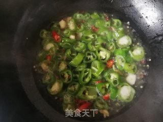 螺丝椒烘炒鸡蛋的做法步骤：6
