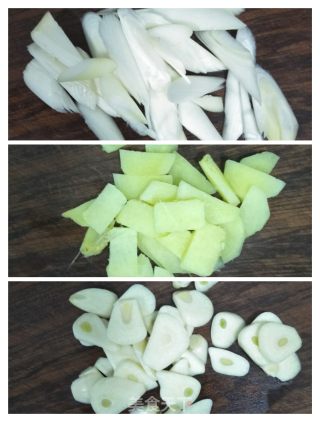 蒜肠炒儿菜的做法步骤：4