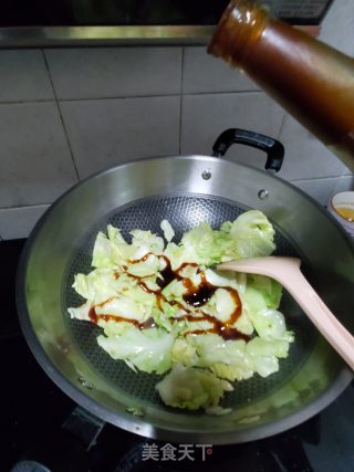 蚝油包菜的做法步骤：9