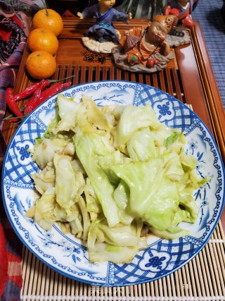 蚝油包菜的做法步骤：11