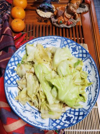 蚝油包菜的做法步骤：12