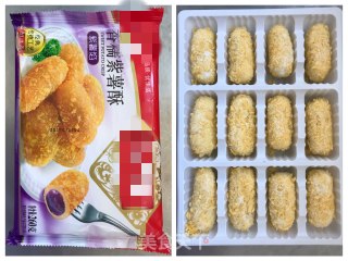 炸紫薯酥的做法步骤：1