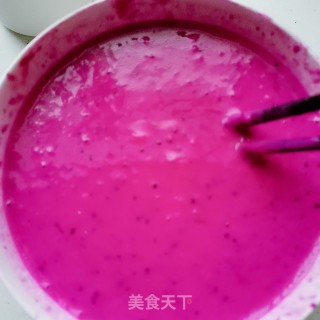 火龙果煎饼的做法步骤：5