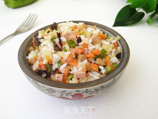 牛肉肠时蔬炒饭的做法步骤：10