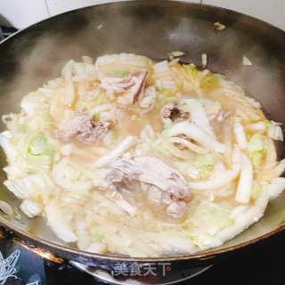 鸡架白菜的做法步骤：5