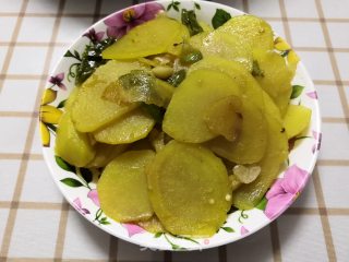 青椒土豆片的做法步骤：10
