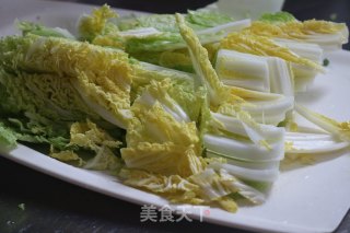 娃娃菜肉片汤的做法步骤：1