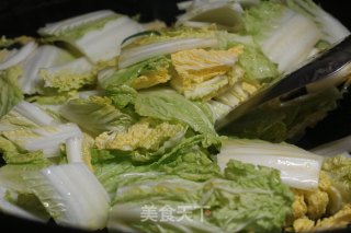 娃娃菜肉片汤的做法步骤：3