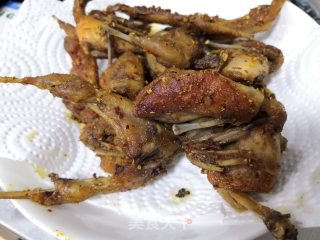 孜然鹌鹑的做法步骤：10