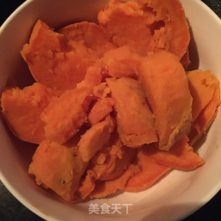 蜜薯燕麦糊的做法步骤：1