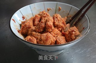 粉蒸排骨的做法步骤：3