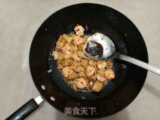爆两样（虾仁肉片）的做法步骤：13