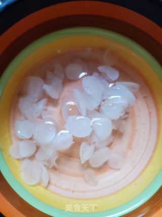 雪蛤炖木瓜的做法步骤：3