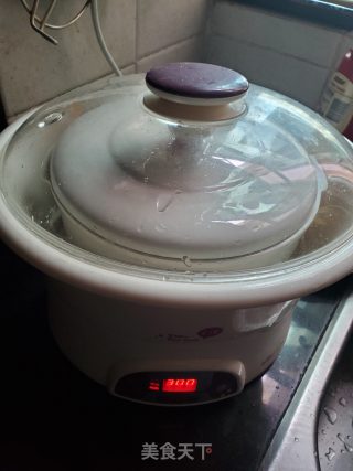 雪蛤炖木瓜的做法步骤：6