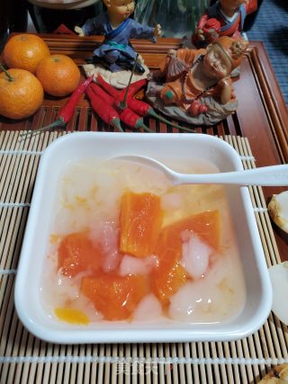 雪蛤炖木瓜的做法步骤：8