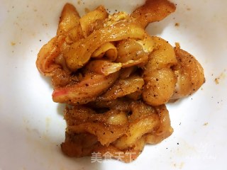 黑椒烤鸡柳的做法步骤：4