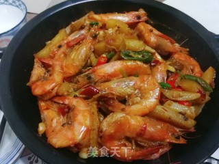 麻辣虾锅的做法步骤：32