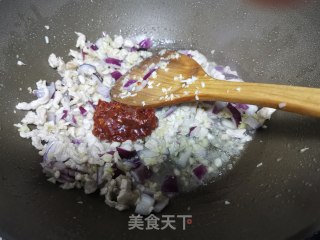 香辣肉丁酱的做法步骤：7