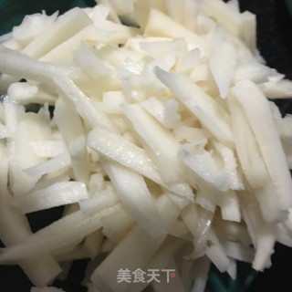 家常炒藕条的做法步骤：4