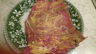 红酒牛肉卷的做法步骤：2