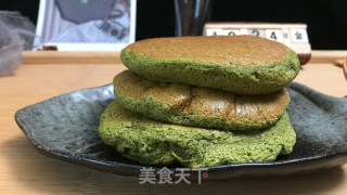 第四个抹茶味食谱--抹茶舒芙蕾松饼（无泡打粉版）的做法步骤：9