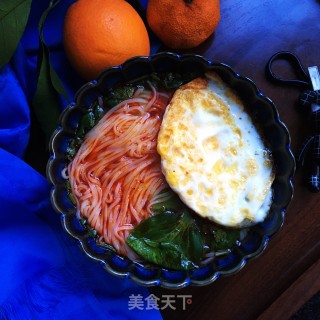 红油酸汤鸡蛋面的做法步骤：8