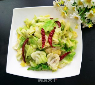 辣炒手撕包菜的做法步骤：7