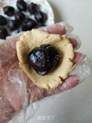粘豆包的做法步骤：3