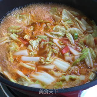 韩式辣酱暖锅的做法步骤：6