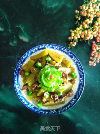 鸭子肉少沙窝萝卜的做法步骤：8
