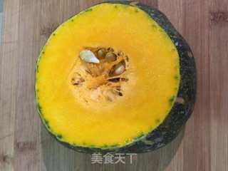 外酥里糯的南瓜饼，好吃又营养的做法步骤：1