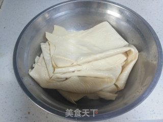 豆皮蒸肉末的做法步骤：1