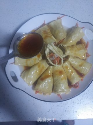 豆皮蒸肉末的做法步骤：12
