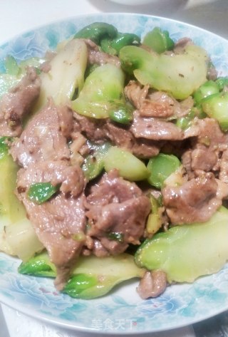 鸭肉炒儿菜的做法步骤：8