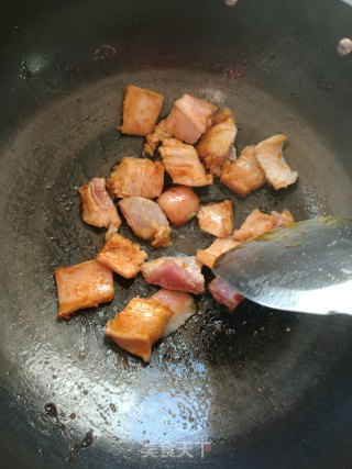 慈菇烧肉的做法步骤：4