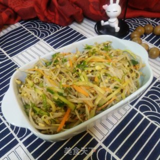 凉拌豆芽菜的做法步骤：8