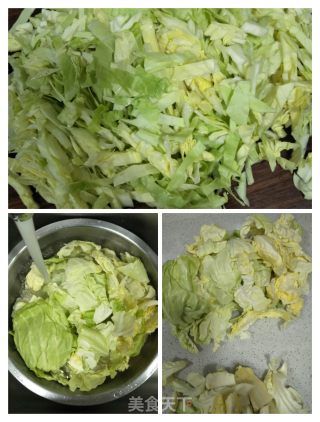 甘蓝炒鸡蛋的做法步骤：2