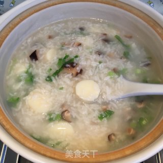 山药香菇砂锅粥的做法步骤：9