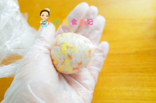 12个月以上时蔬鳕鱼饭团的做法步骤：8