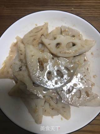 姜末凉拌藕片的做法步骤：5