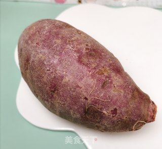 【紫薯苹果泥】6、7、8月龄婴儿宝宝辅食的做法步骤：1