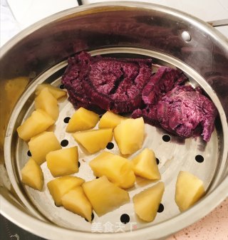 【紫薯苹果泥】6、7、8月龄婴儿宝宝辅食的做法步骤：5